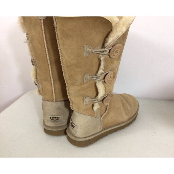 UGG Bailey Button Tall Boots Womens 6 - Picture 5 of 7